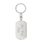 Daughter "Never Forget" Keychain Chain From Dad