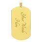 My Son "Never Forget" Dog Tag - Military Ball Chain From Mom