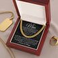 To My Man - So In Love - Cuban Link Chain
