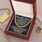 Dad - For All The Times - Cuban Link Chain From Son