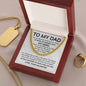 Dad - My Hero - Cuban Link Chain From Daughter
