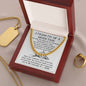 Dad - Strength Of A Mountain - Cuban Link Chain