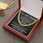 Dad - You Are Appreciated - Cuban Link Chain From Son