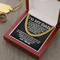 Dad - For All The Times - Cuban Link Chain From Son