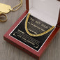 Dad - The One Man - Cuban Link Chain From Daughter