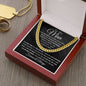 To My Man - So In Love - Cuban Link Chain
