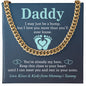 Daddy - My Hero - Cuban Link Chain from Mommy's Tummy