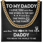Daddy - I Love You More - Cuban Link Chain