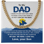 Dad - My Hero - Cuban Link Chain From Son