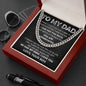 Dad - You Are Appreciated - Cuban Link Chain From Son