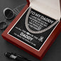 Daddy - I Love You More - Cuban Link Chain