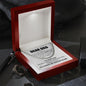 Dad - The Best Man - Cuban Link Chain From Little Girl