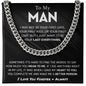 To My Man - Last Everything - Cuban Link Chain