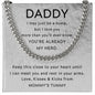 Daddy - My Hero - Cuban Link Chain from Mommy's Tummy