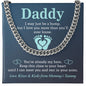 Daddy - My Hero - Cuban Link Chain from Mommy's Tummy