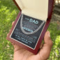 Dad - The One Man - Cuban Link Chain From Son
