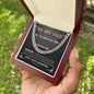 Dad - The One Man - Cuban Link Chain From Daughter