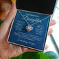 To My Beautiful Daughter - Love Knot Necklace