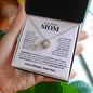 Mom "You Mean More" Knot Necklace Gift From Son