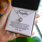 To My Beautiful Daughter - Love Knot Necklace