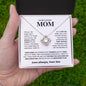 Mom "You Mean More" Knot Necklace Gift From Son