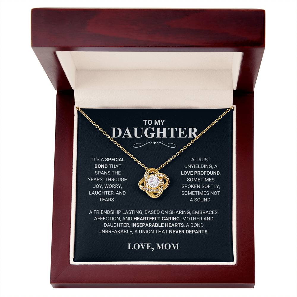 Gift for Daughter From Mom "Unbreakable Bond" Necklace