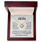Mom "You Mean More" Knot Necklace Gift From Son