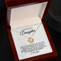 To My Beautiful Daughter - Love Knot Necklace