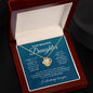 To My Beautiful Daughter - Love Knot Necklace