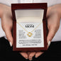 Mom "You Mean More" Knot Necklace Gift From Son