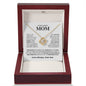 Mom "You Mean More" Knot Necklace Gift From Son