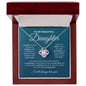 To My Beautiful Daughter - Love Knot Necklace