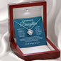 To My Beautiful Daughter - Love Knot Necklace