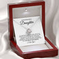 To My Beautiful Daughter - Love Knot Necklace