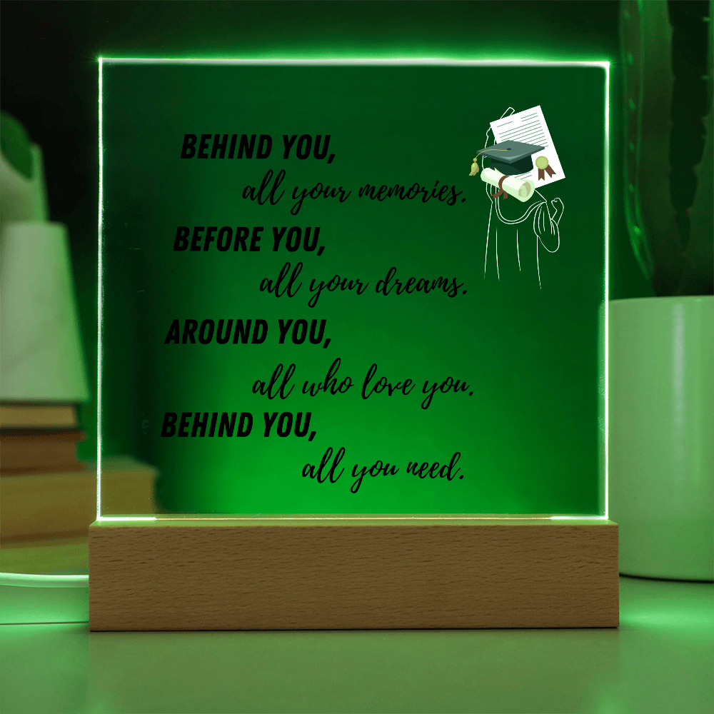 Graduation Acrylic Square Plaque