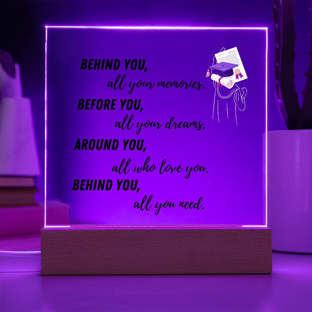 Graduation Acrylic Square Plaque