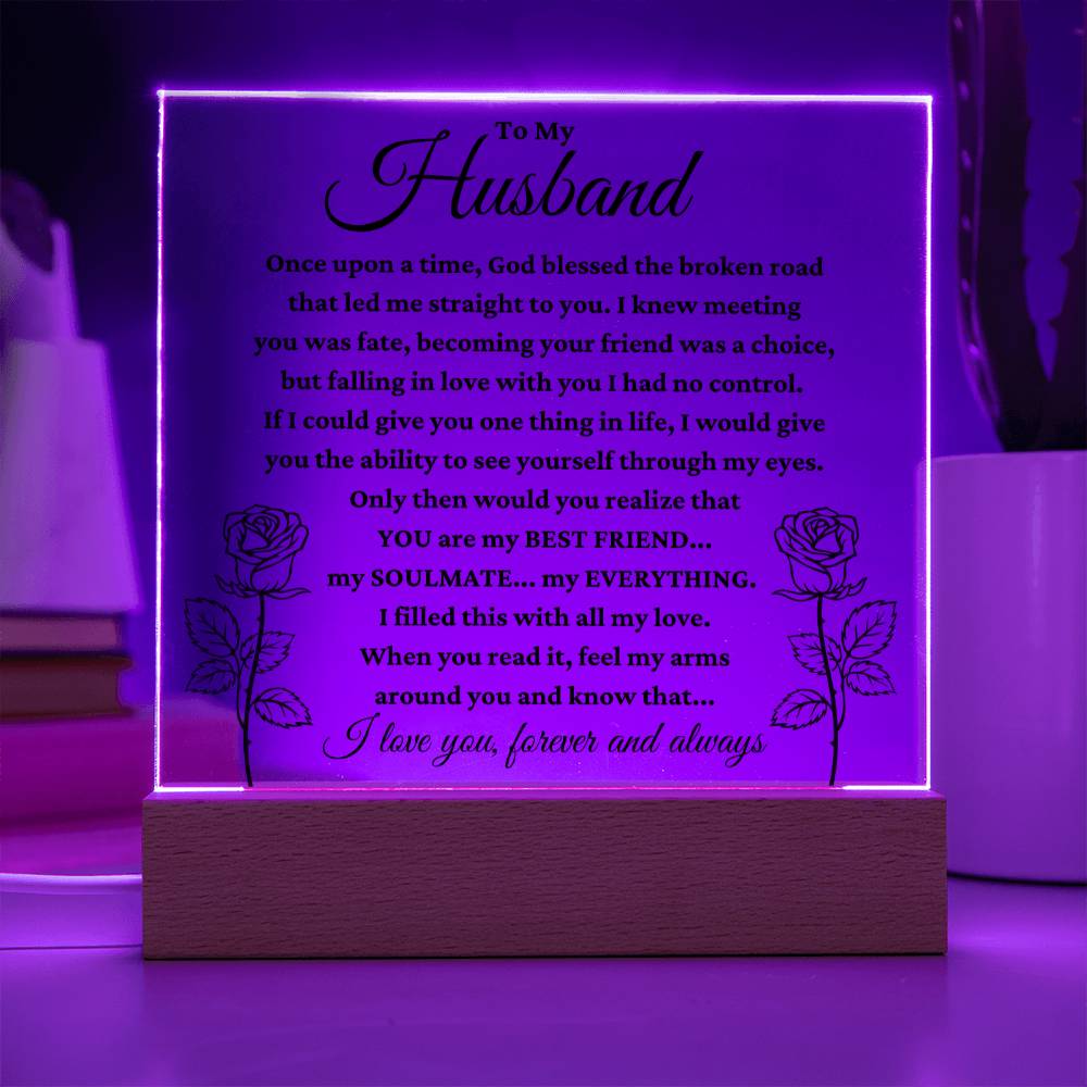 Personalized "My Everything" Acrylic Plaque