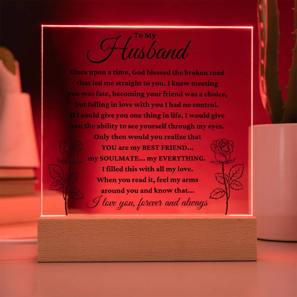 Personalized "My Everything" Acrylic Plaque