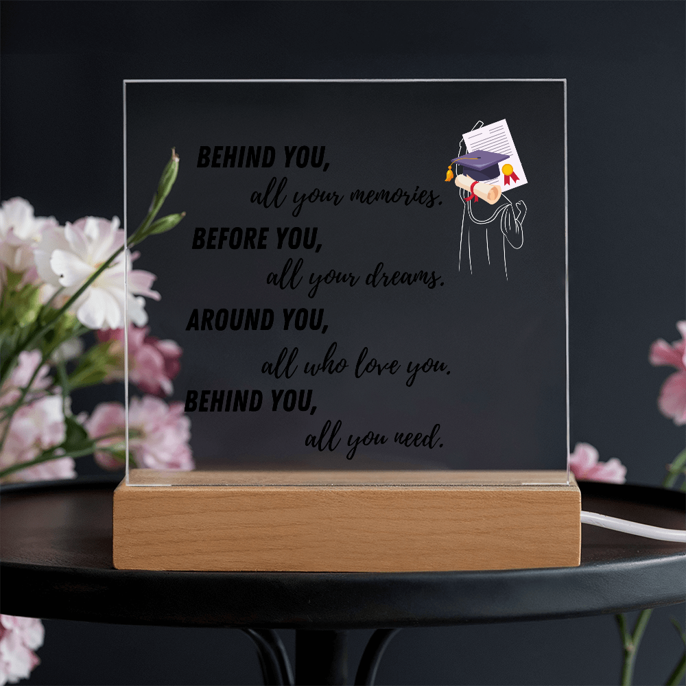 Graduation Acrylic Square Plaque