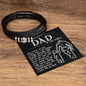 Dad - By My Side - Love You Forever Bracelet
