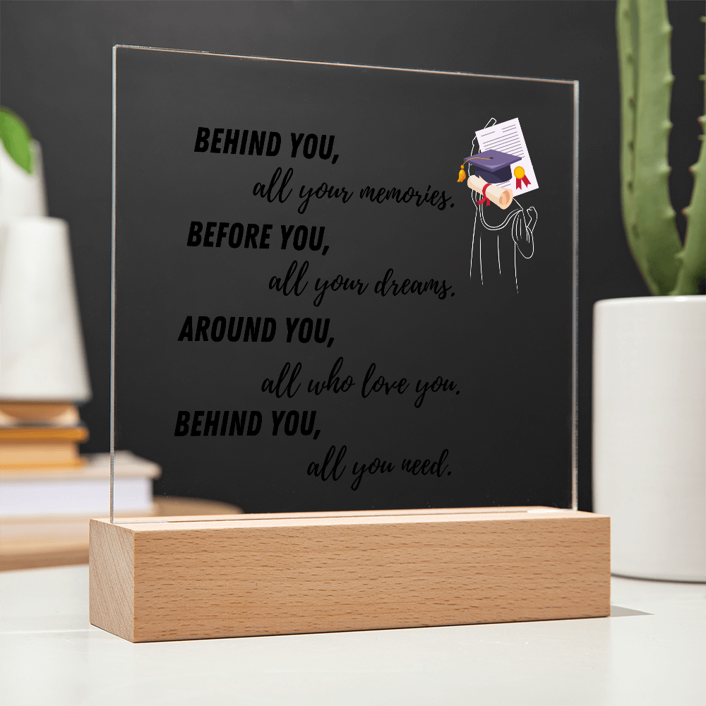 Graduation Acrylic Square Plaque