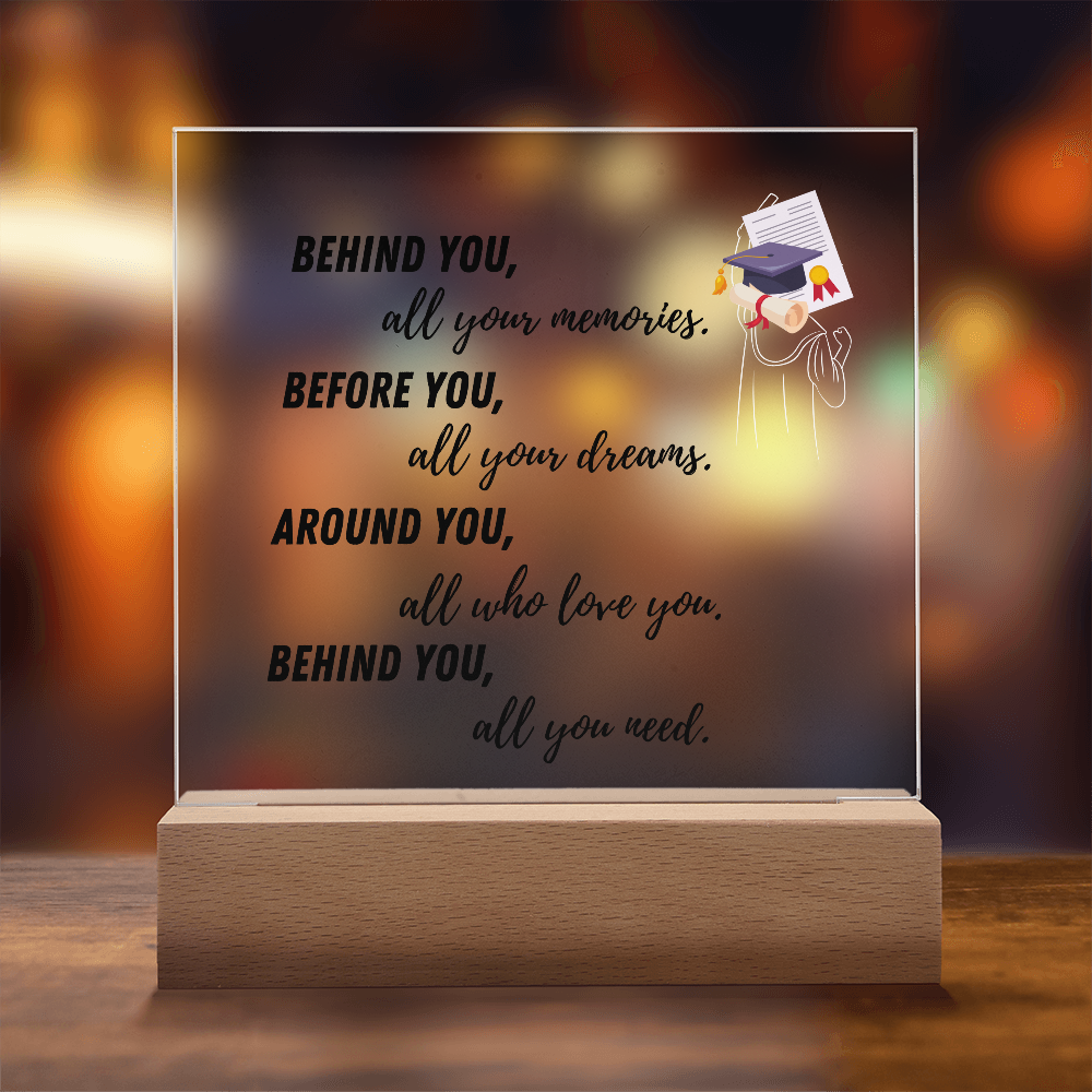 Graduation Acrylic Square Plaque