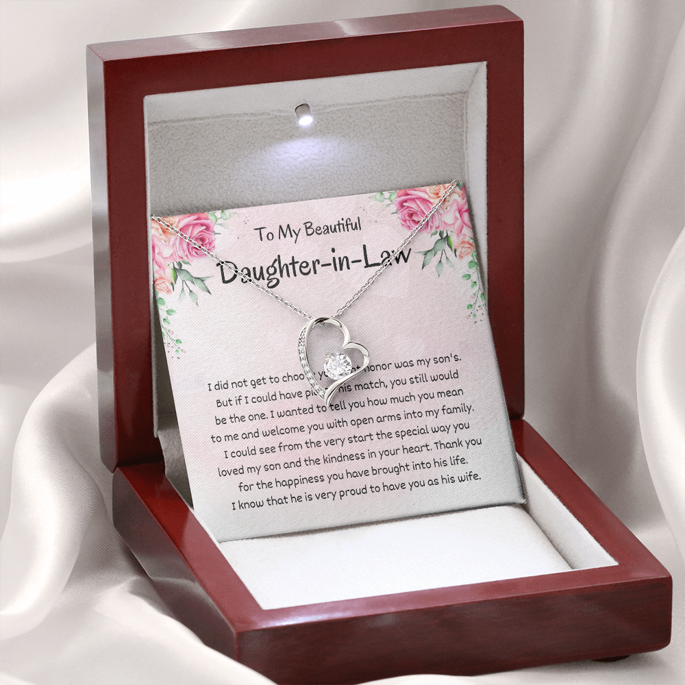 Daughter-in-Law - You still would Be - Forever Love Necklace