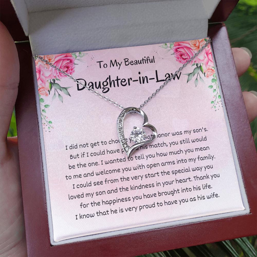 Daughter-in-Law - You still would Be - Forever Love Necklace
