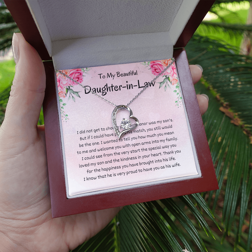 Daughter-in-Law - You still would Be - Forever Love Necklace