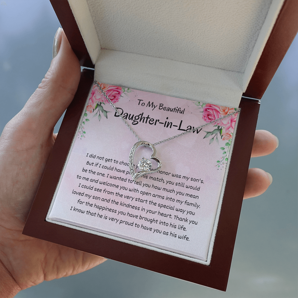 Daughter-in-Law - You still would Be - Forever Love Necklace
