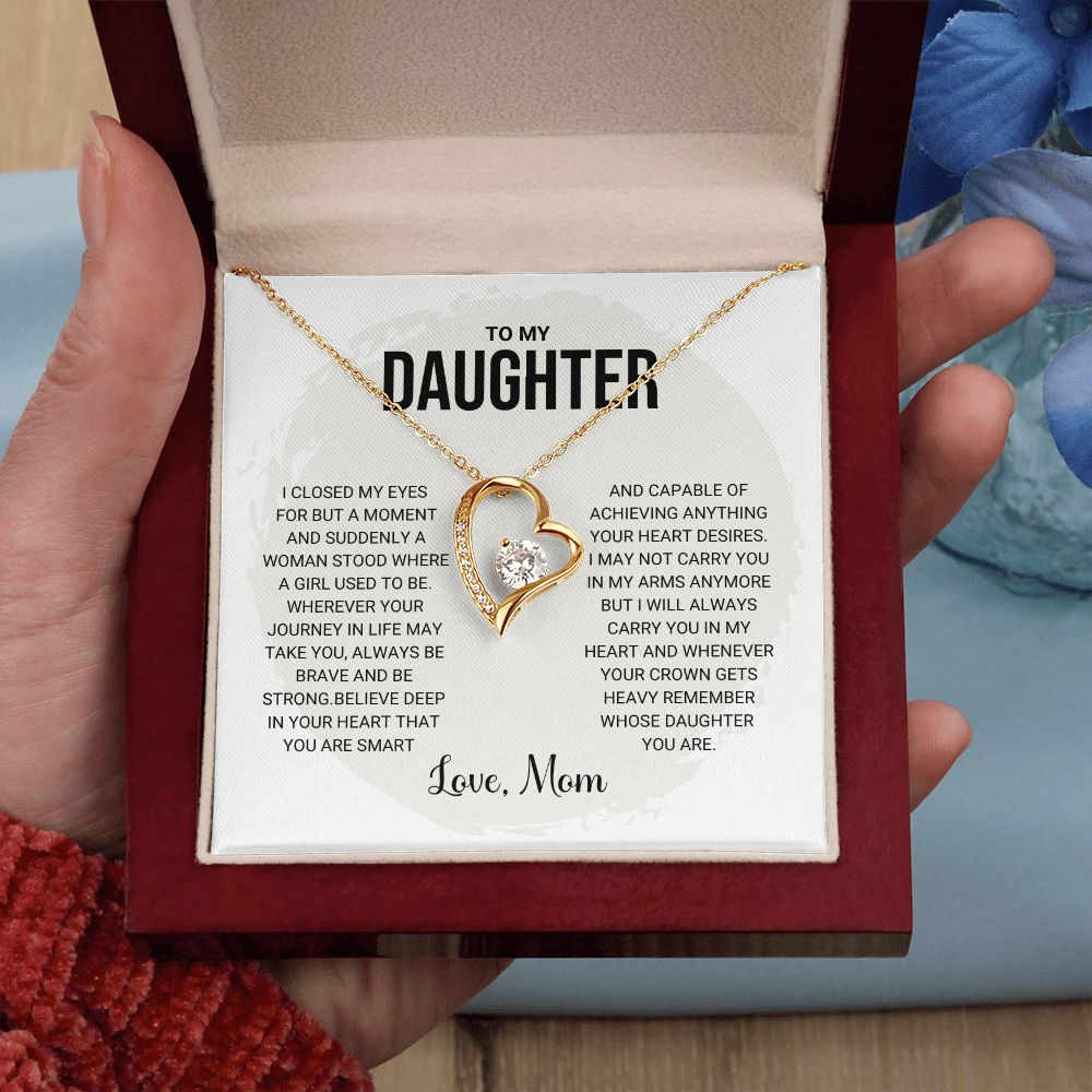To My Daughter - Forever Love Necklace