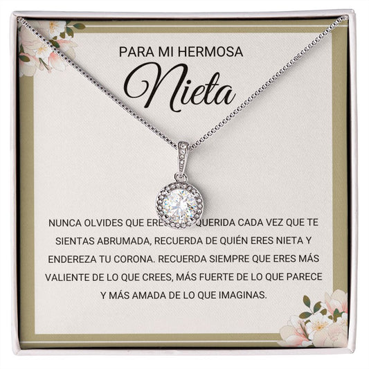 Para Mi Hermosa Nieta - Collar de la Esperanza Eterna
