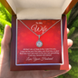 To My Wife - All That I Am - Eternal Hope Necklace