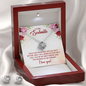 Love Knot necklace and earring set